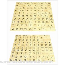 Hewnda 500 Wooden Letter Tiles Wooden Spelling Tiles 3 Sets of 100 Letters 2 Sets of 100 Numbers and Symbols B07GWJ633X